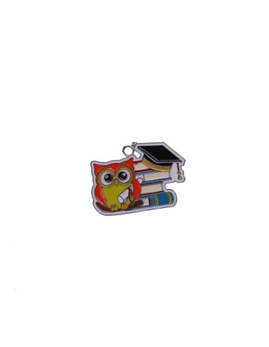 Gadget Gufetto con tocco Laurea in metallo smaltato Greenford