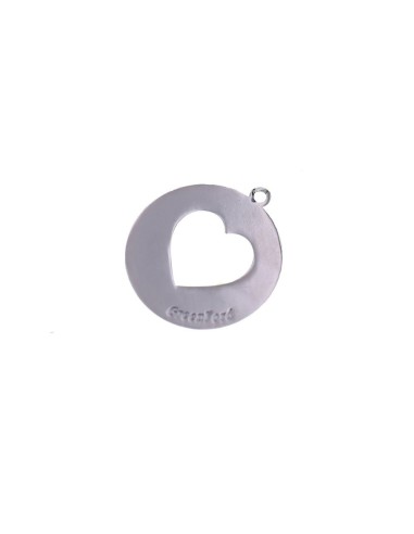 Gadget Cuore traforato in metallo cromato Greenford