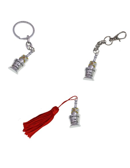 Gadget Champagne in secchiello in metallo cromato Greenford