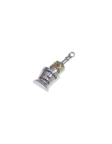 Gadget Champagne in secchiello in metallo cromato Greenford