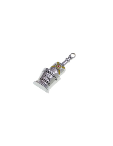 Gadget Champagne in secchiello in metallo cromato Greenford