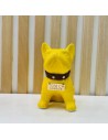 Bulldog Giallo in Ceramica Dipinto a Mano Tom Ch