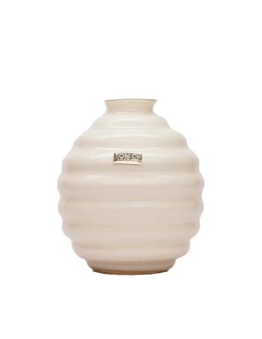 Vaso in vetro beige Venezia H.21 Cm Tom Ch