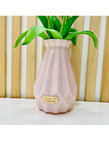 Vaso Diamante in vetro Rosa Tom Ch