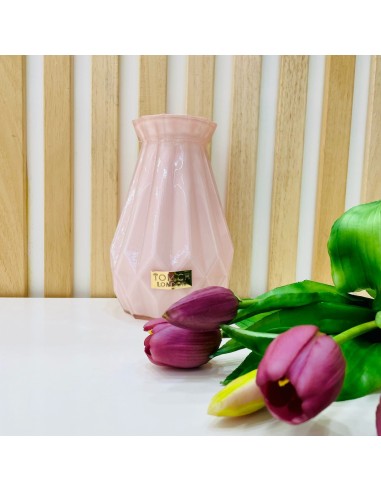Vaso Diamante in vetro Rosa Tom Ch