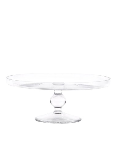Alzata con Campana Vetro Trasparente per dolci Torta Simple Day 28,5 cm