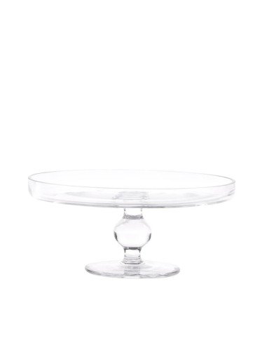 Alzata con Campana Vetro Trasparente per dolci Solo una Fettina Simple Day 24,5 cm