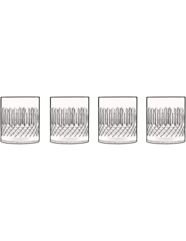 Set 4 Bicchieri Trasparenti Diamante Bormioli 38 cl