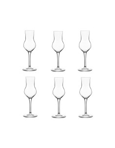 Set 6 Calici per Grappa Trasparenti Atelier Bormioli 8 cl