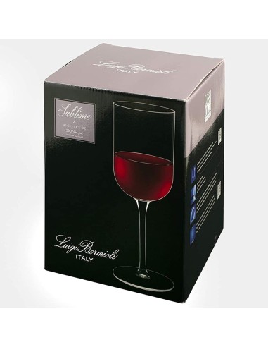 Set 4 Calici da Vino Rosso Trasparenti Sublime Bormioli 40 cl