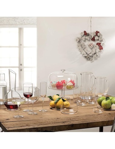 Set 4 Calici da Vino Bianco Trasparenti Sublime Bormioli 28 cl