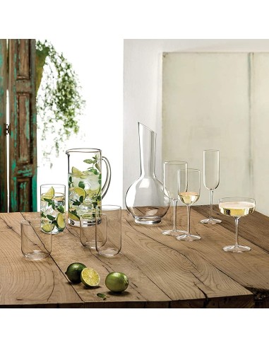 Set 4 Calici da Vino Bianco Trasparenti Sublime Bormioli 28 cl