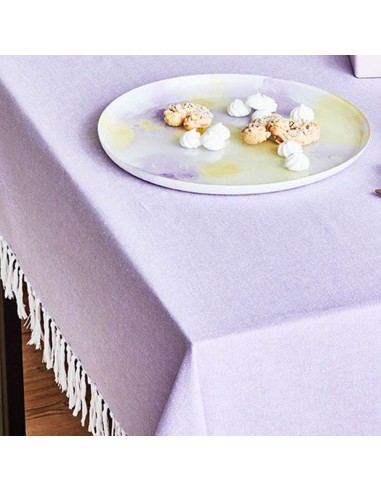 Tovaglia Chambray Lavanda Andrea Fontebasso 140x240 Cm