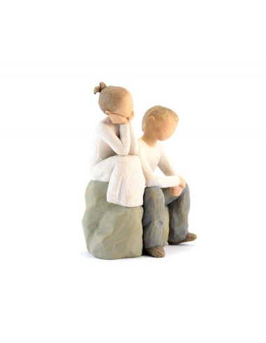 Statuetta Fratello e Sorella Willow Tree 14(H) cm