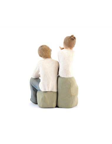 Statuetta Fratello e Sorella Willow Tree 14(H) cm