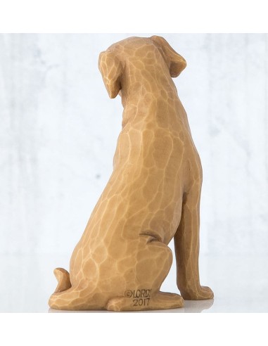 Statuina Amo il mio cane Marrone Chiaro Willow Tree 8,5(H) cm