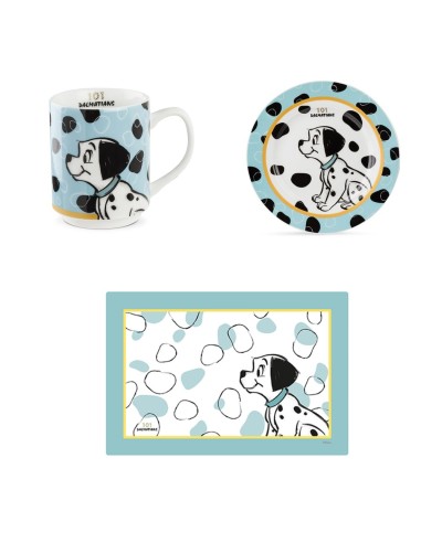 Set completo per Colazione Azzurra la Carica dei 101 Walt Disney Egan