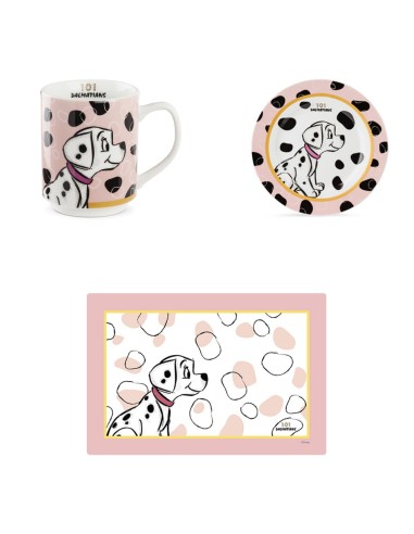 Set completo per Colazione Rosa la Carica dei 101 Walt Disney Egan