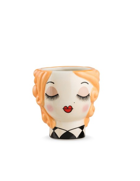 Vaso Gaia Arancio le Pupazze Egan 12(H) cm