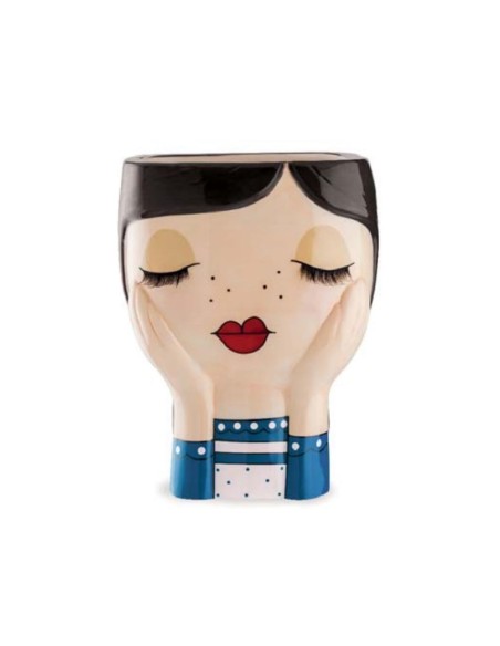 Vaso Mim? Nera le Pupazze Egan 22(H) cm