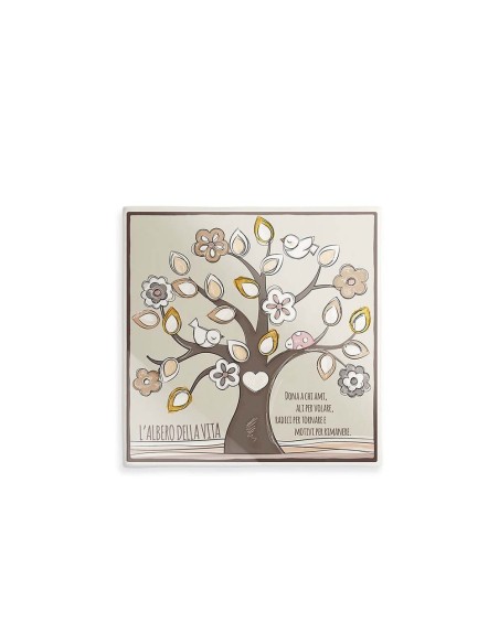 Formella Albero della vita Dorato Egan 20(H) cm