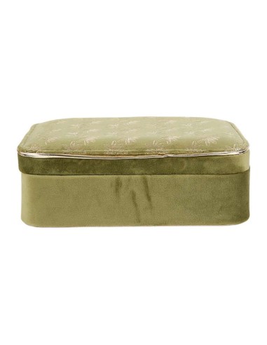 Portagioie in velluto verde Sema Design
