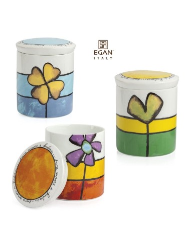 Barattolo Celeste Pane Amore e Fantasia Egan 13(H) cm