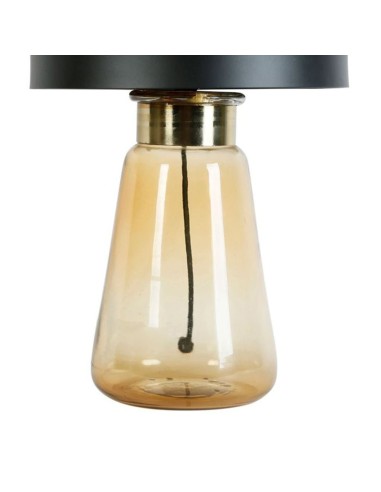 Lampada da tavolo in vetro ambra sema design
