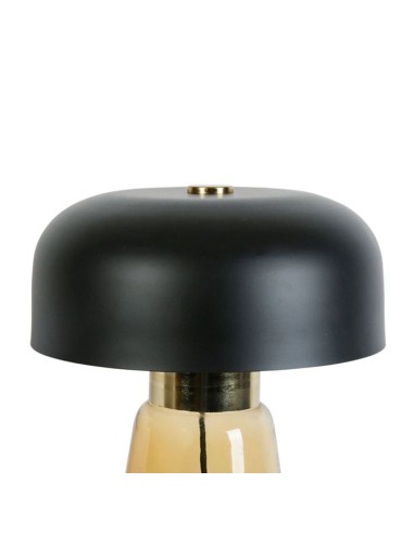 Lampada da tavolo in vetro ambra sema design