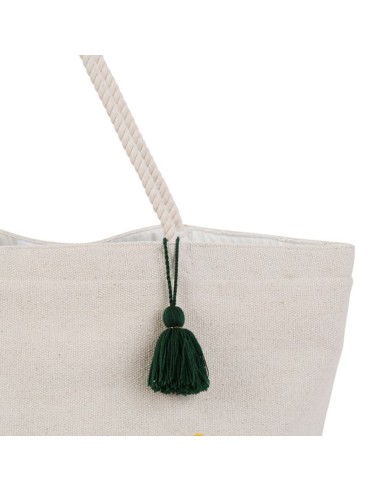 Borsa da mare in cotone avorio sema design