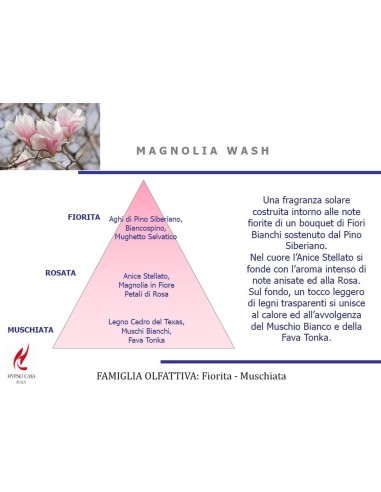 Profumo concentrato per Bucato Magnolia Wash Hypno 100ml